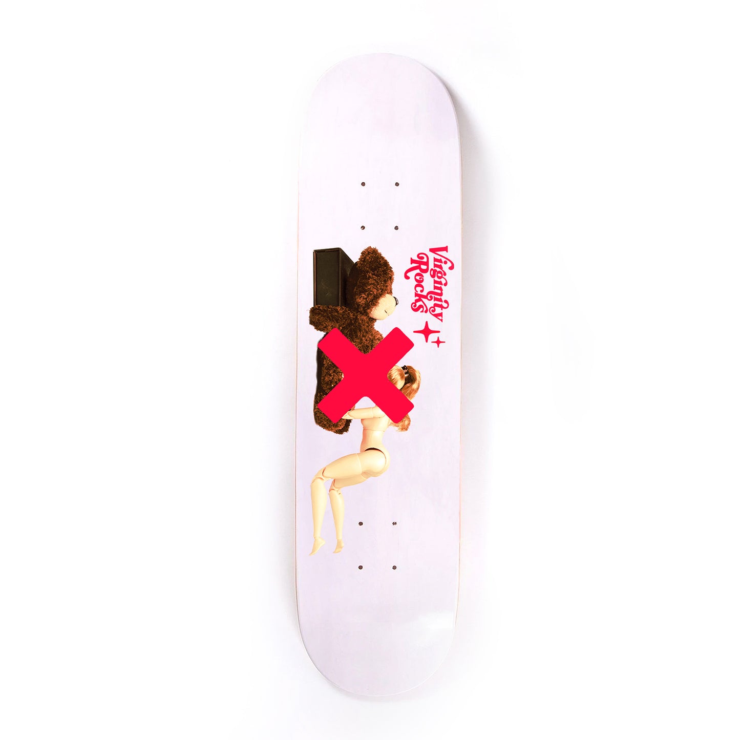 Virginity Rocks Censored Skate Deck