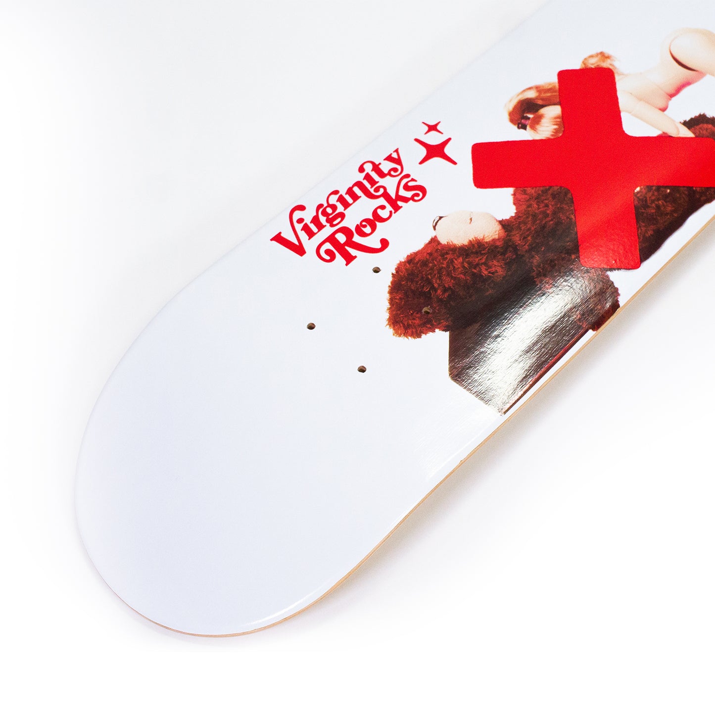 Virginity Rocks Censored Skate Deck