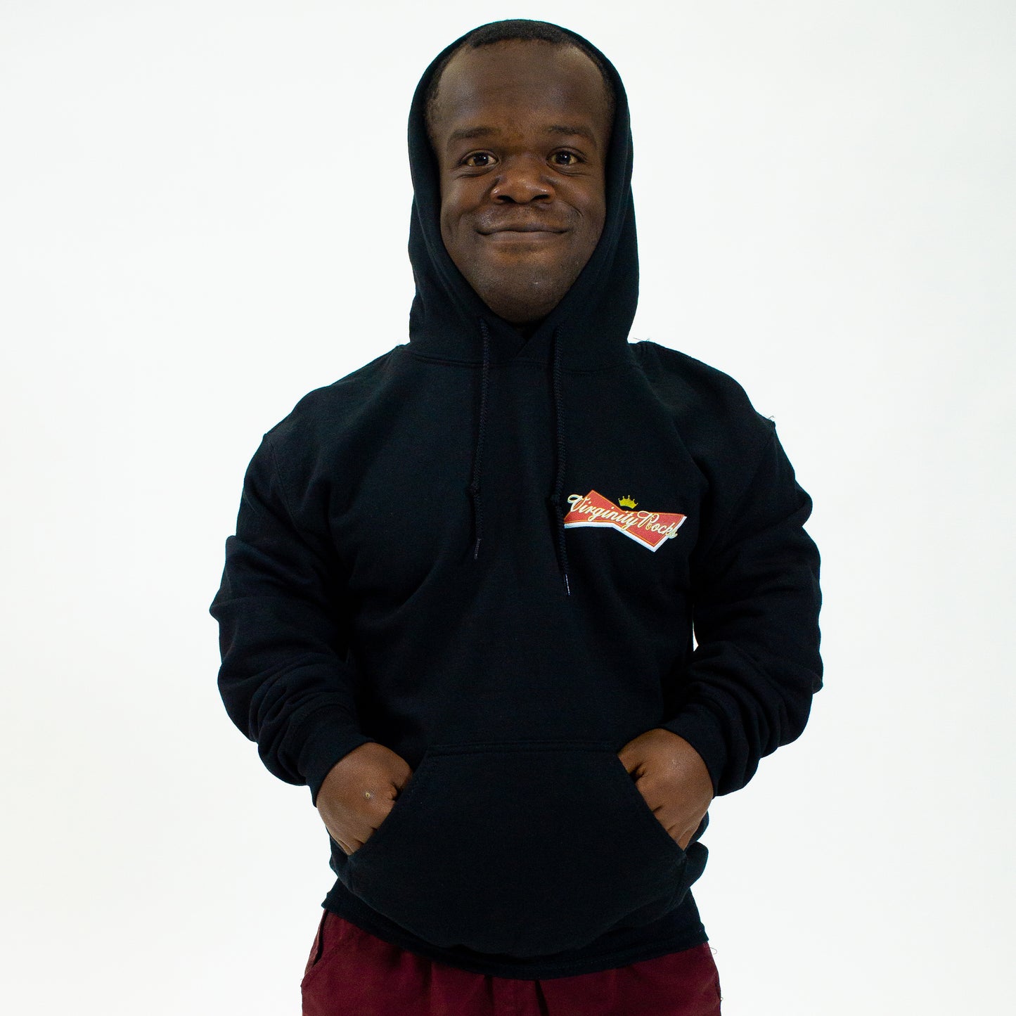 Virginity Rocks Crown Black Hoodie