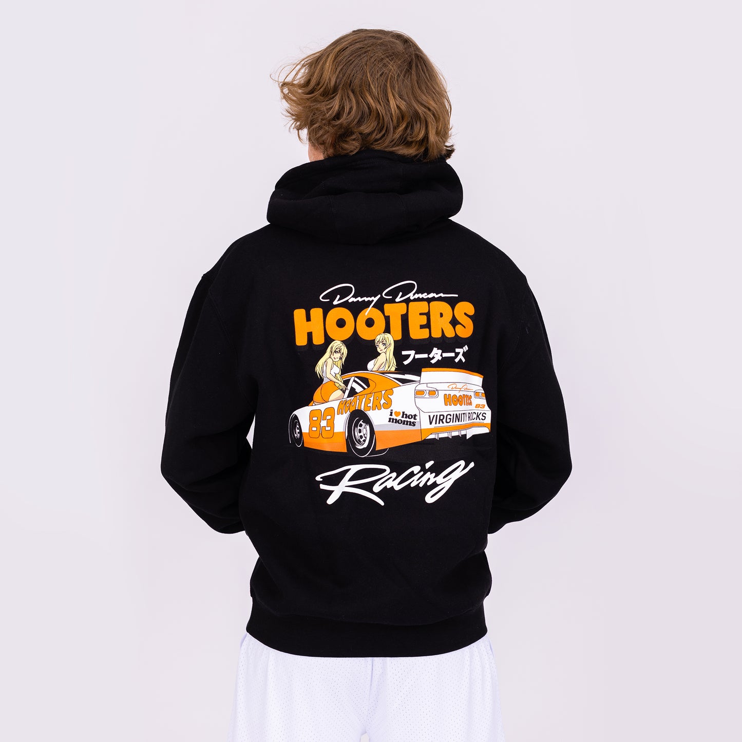 Hooters Racing Black Hoodie