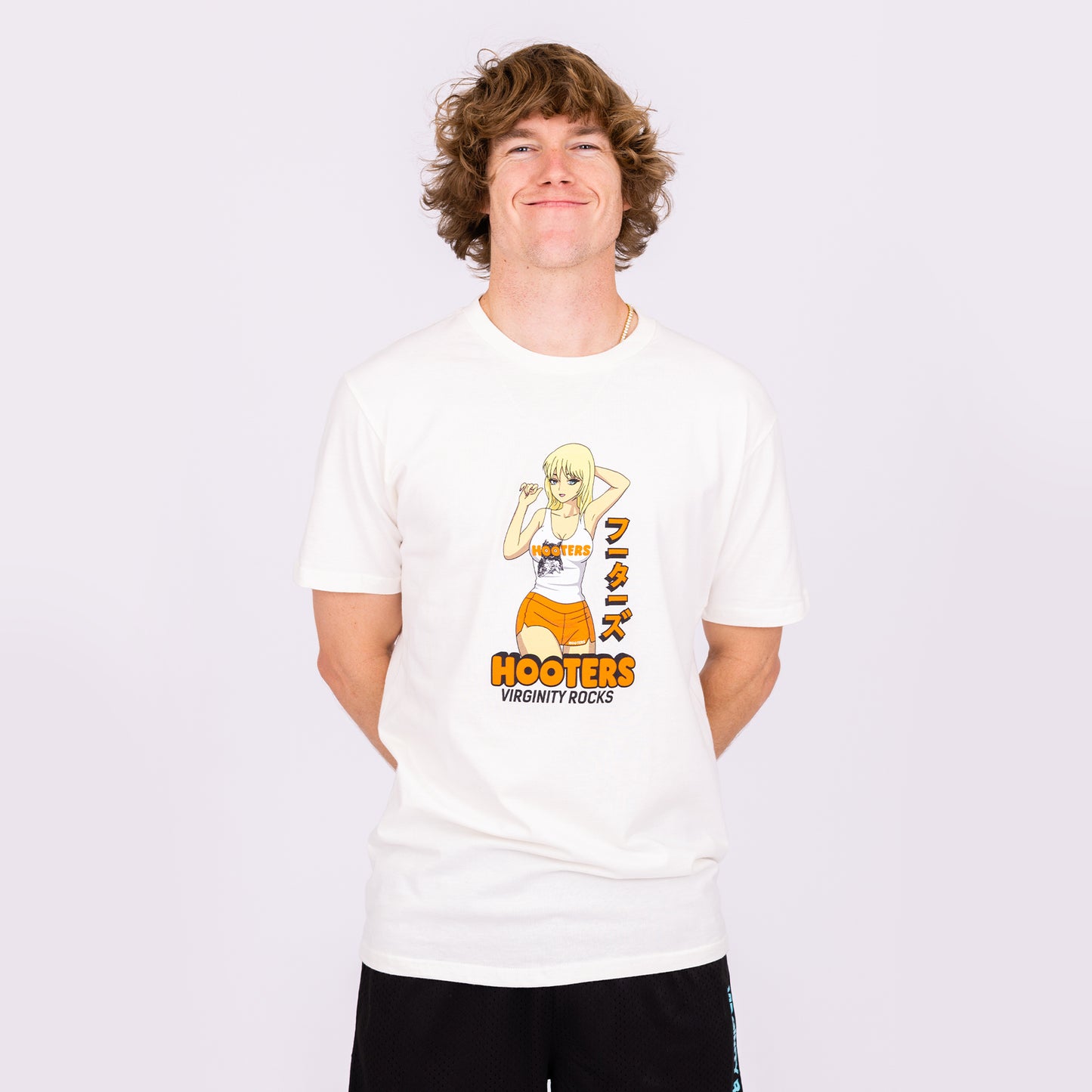Anime Hooters Girl Natural Tee