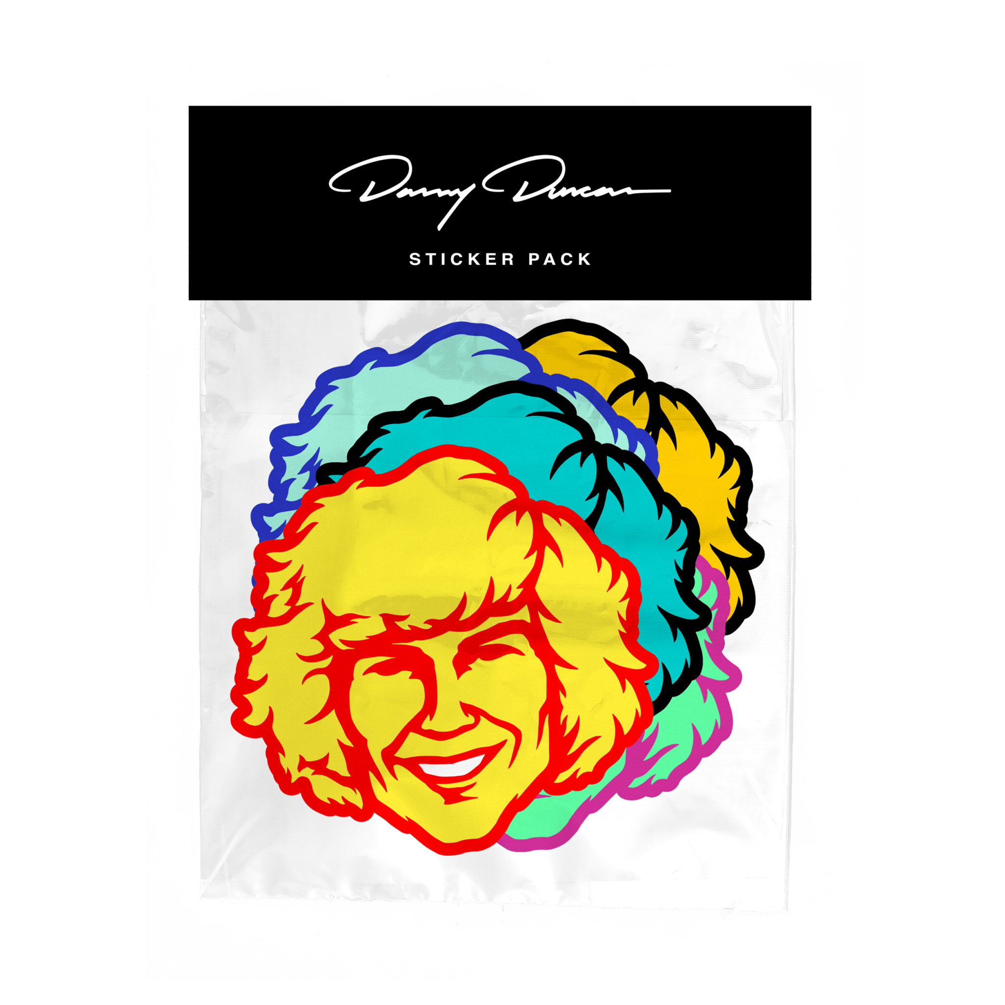 Danny Duncan Face Sticker Pack - Danny Duncan