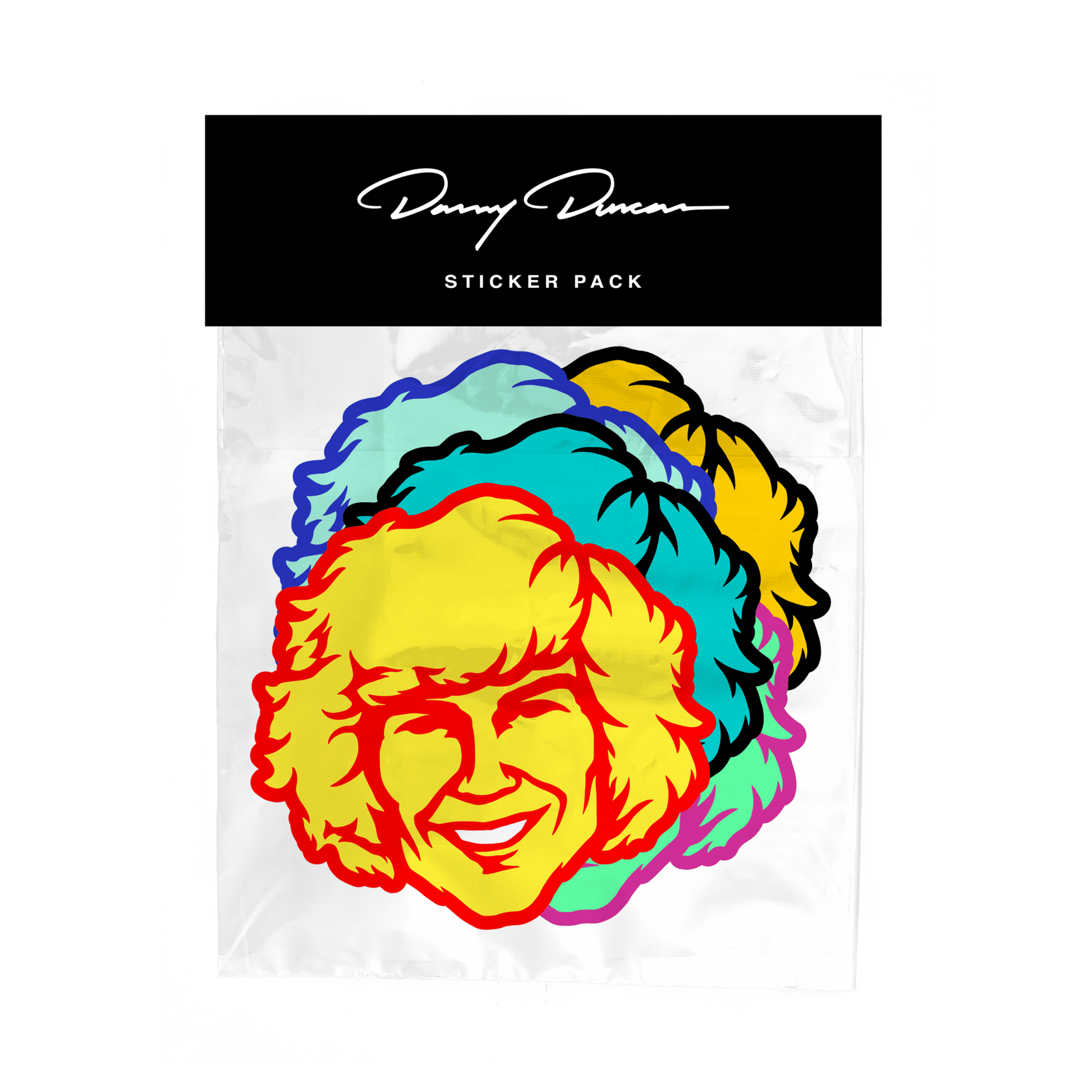 Danny Duncan Face Sticker Pack - Danny Duncan