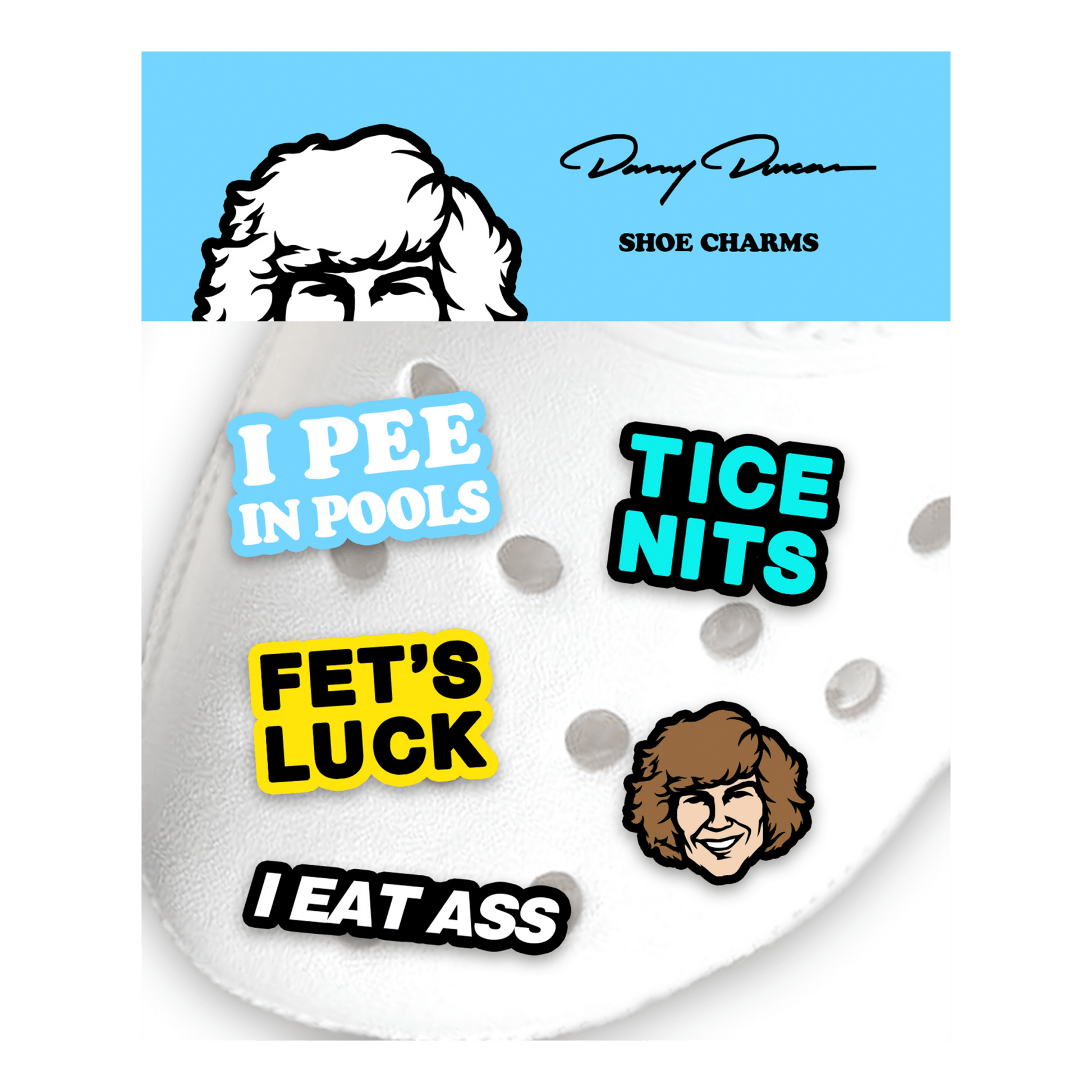 Danny Duncan Variety Shoe Charms - 5 Pack - Danny Duncan