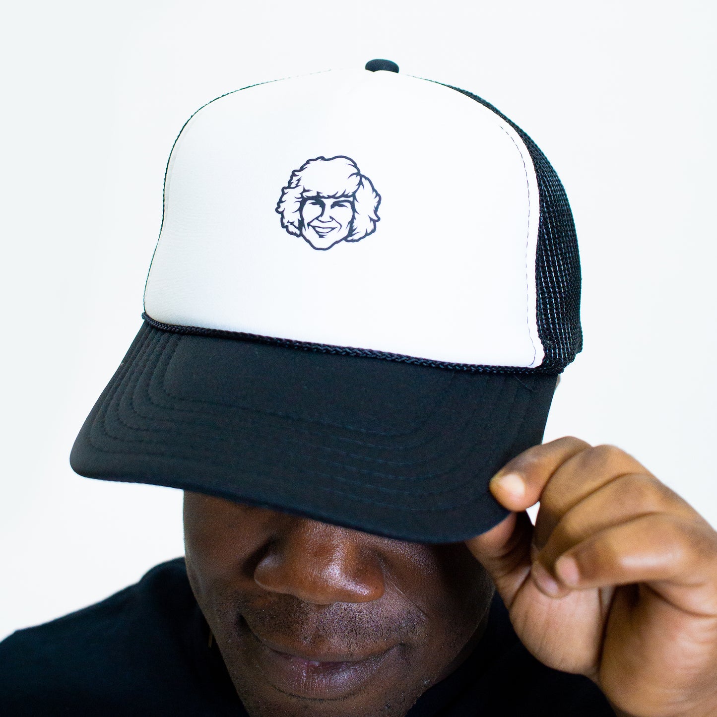 Danny Duncan Face Black Mesh Hat