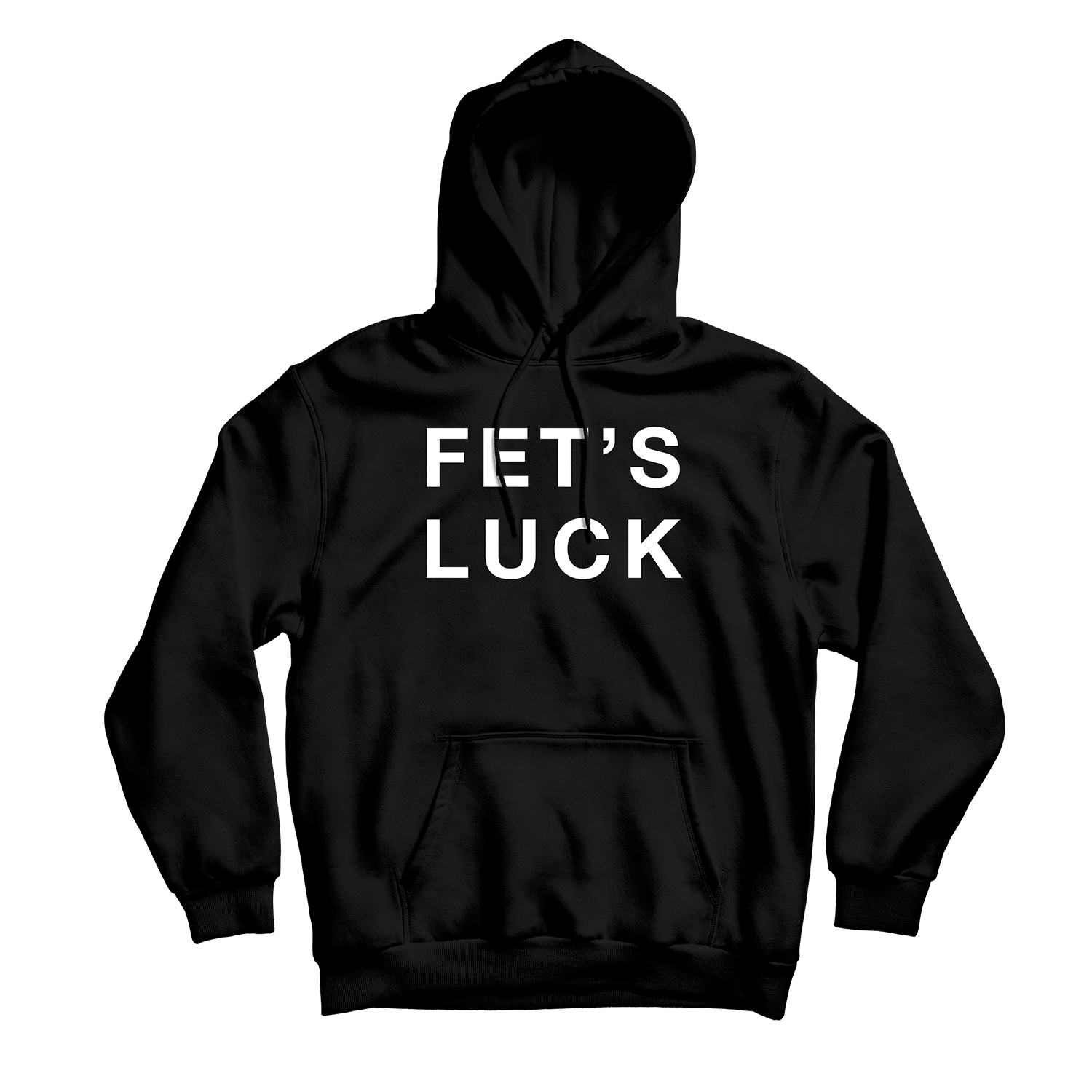 Fet's Luck Black Hoodie