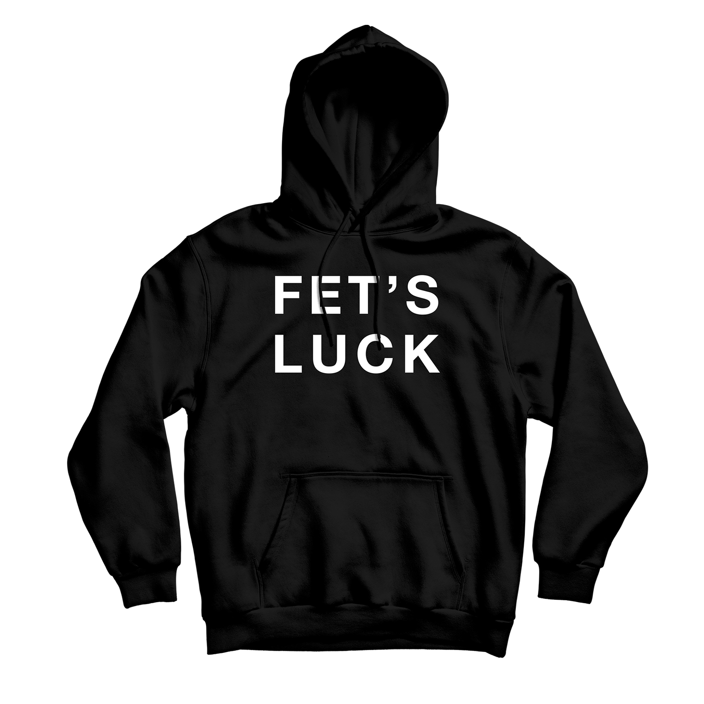 Fet's Luck Black Hoodie