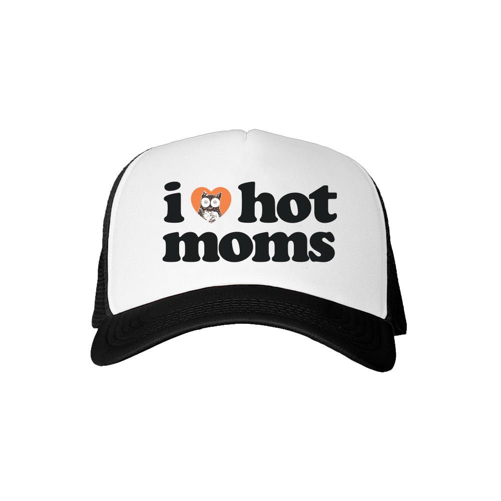 Load image into Gallery viewer, I Heart Hot Moms x Hooters Trucker Hat
