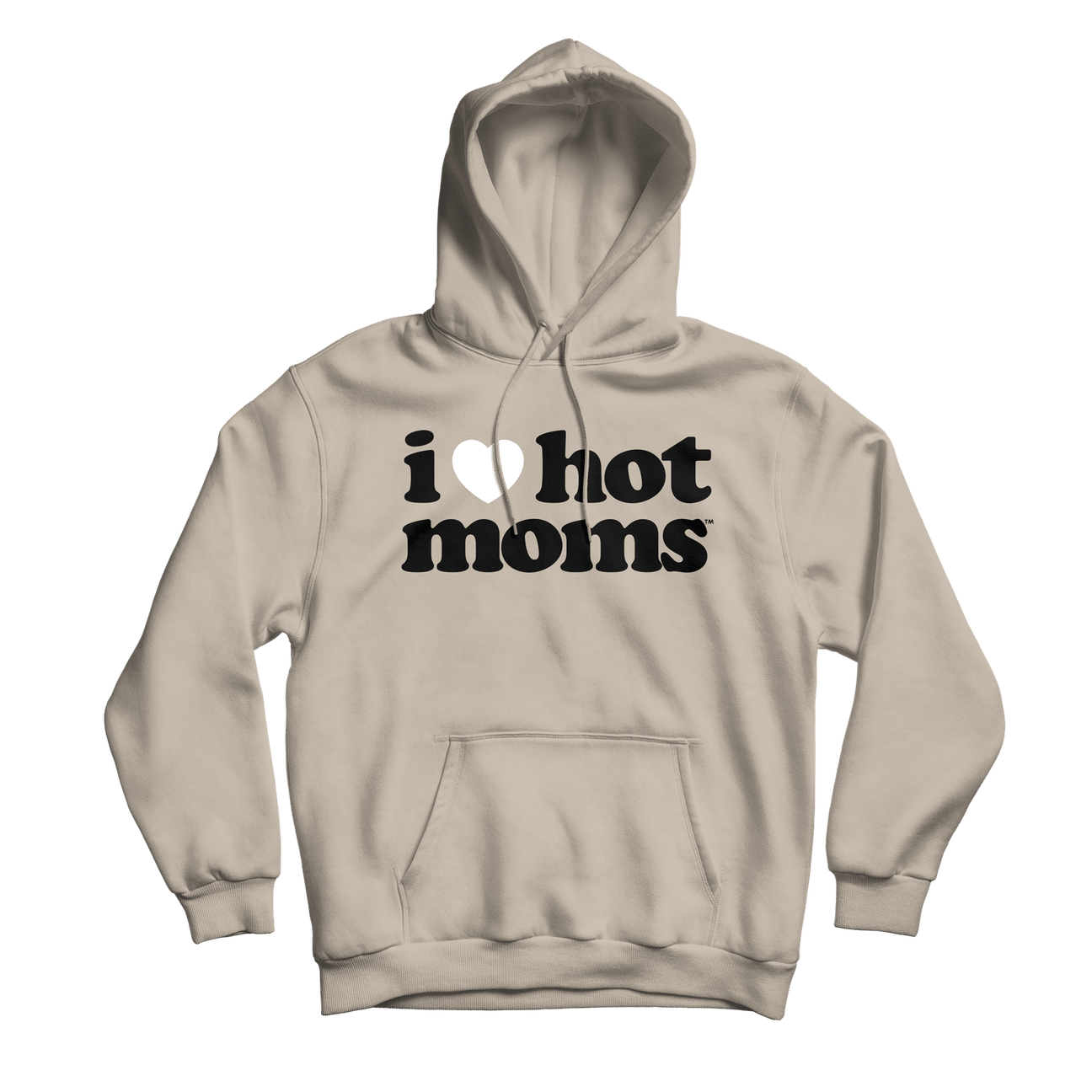 I Heart Hot Moms Sand Hoodie - Danny Duncan