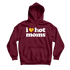I Heart Moms Maroon Hoodie - Danny Duncan