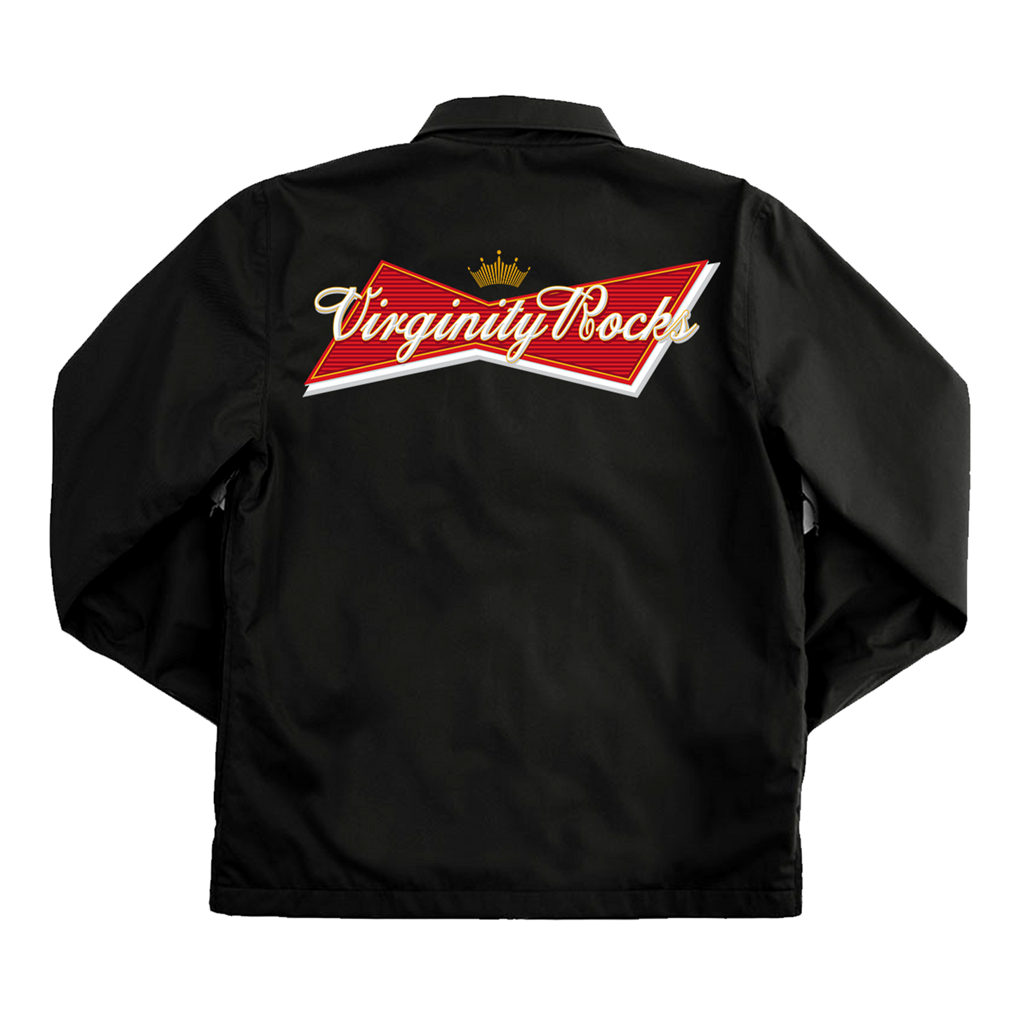 Virginity Rocks Crown Black Jacket
