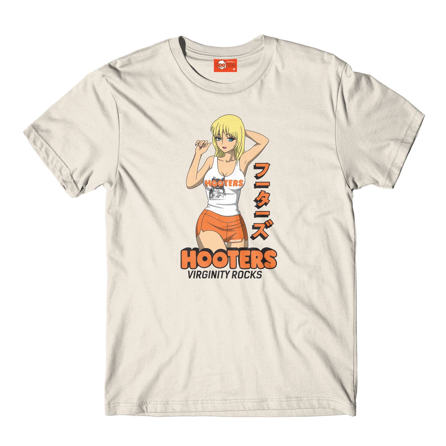 Anime Hooters Girl Natural Tee