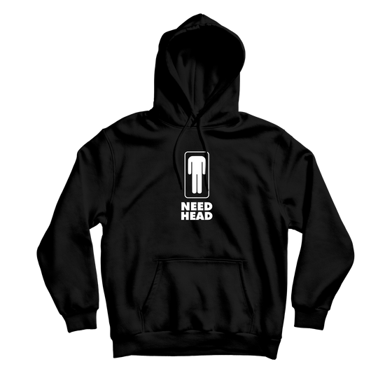 Need Head Black Hoodie