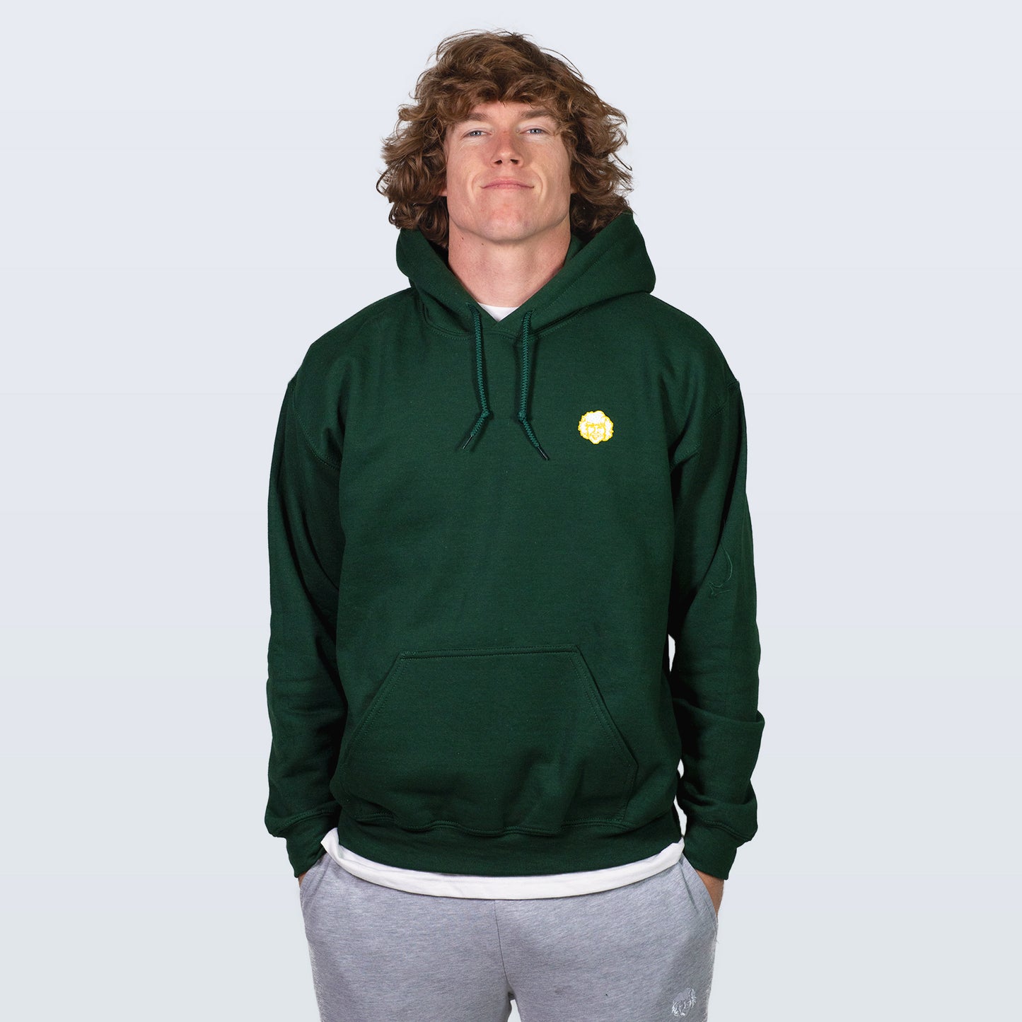 Load image into Gallery viewer, Danny Duncan Logo Forest Green Hoodie

