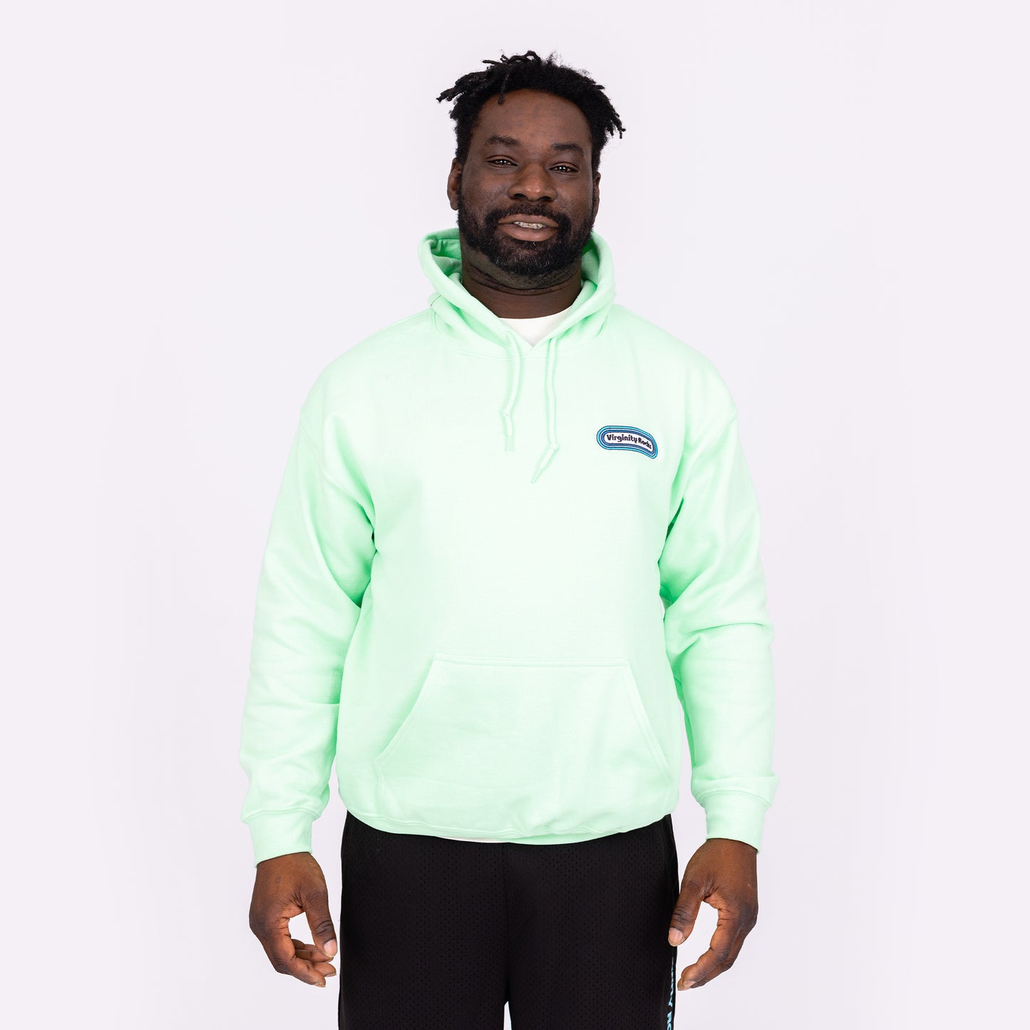 Virginity Rocks Pill Mint Hoodie