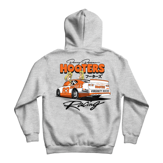 Load image into Gallery viewer, Hooters Racing Grey Hoodie
