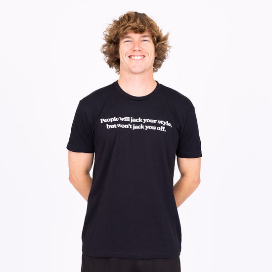 Load image into Gallery viewer, Jack Your Style Black Tee
