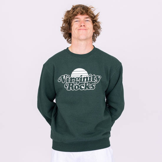 Virginity Rocks Sun Forest Crewneck