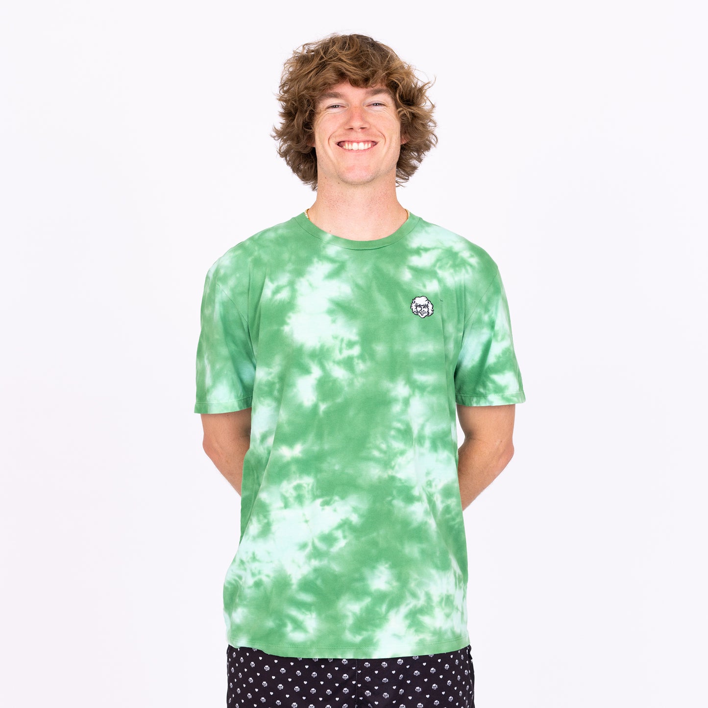 Danny Duncan Face Logo Spot Dye Tee