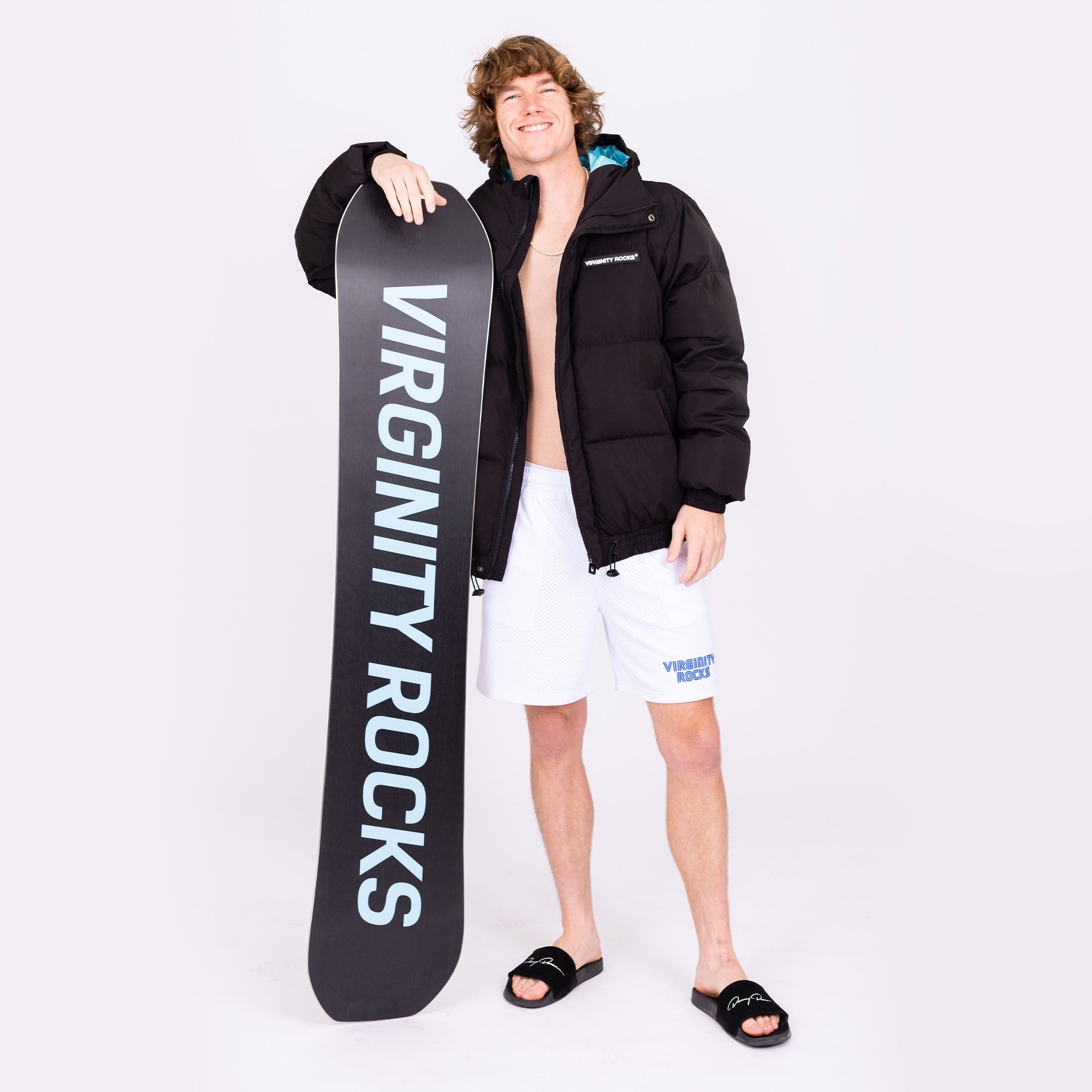 Virginity Rocks Black Snowboard – Danny Duncan