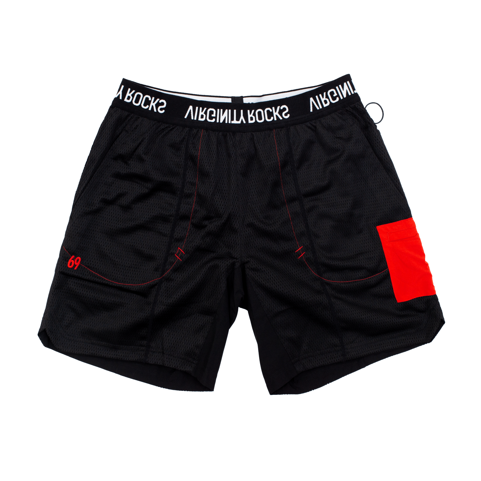 Virginity Rocks Black Training Mesh Shorts – Danny Duncan