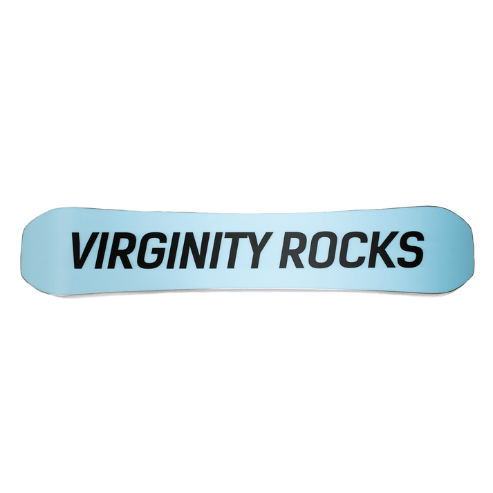 Virginity Rocks Light Blue Snowboard – Danny Duncan