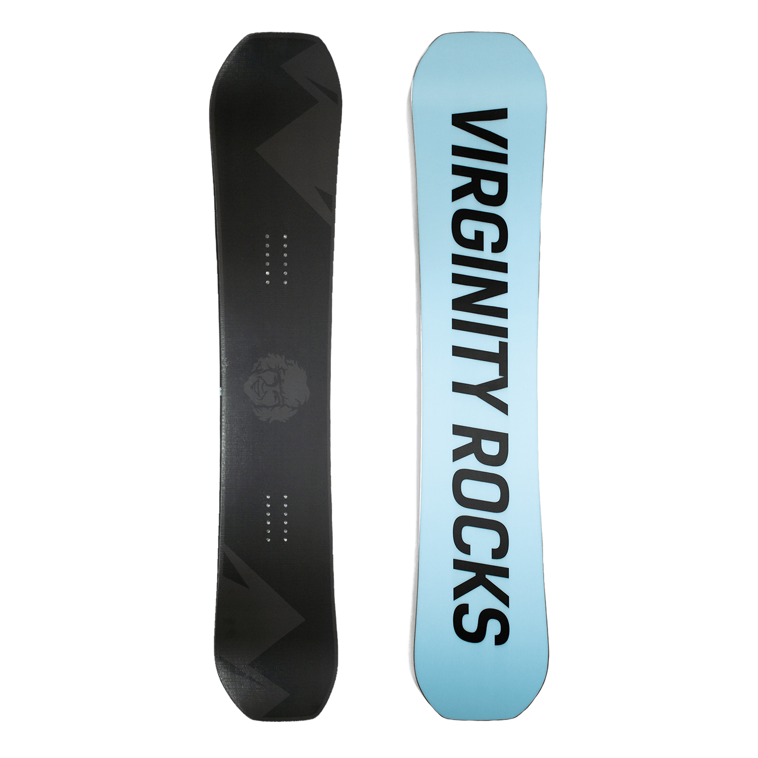 Virginity Rocks Light Blue Snowboard - Danny Duncan