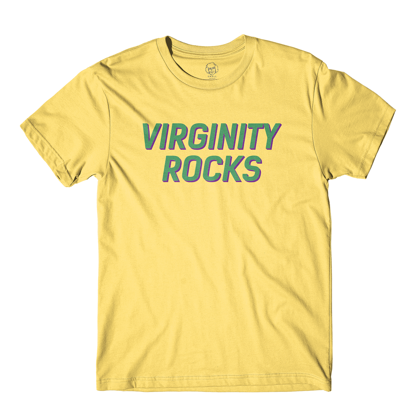 Virginity Rocks Yellow Tee