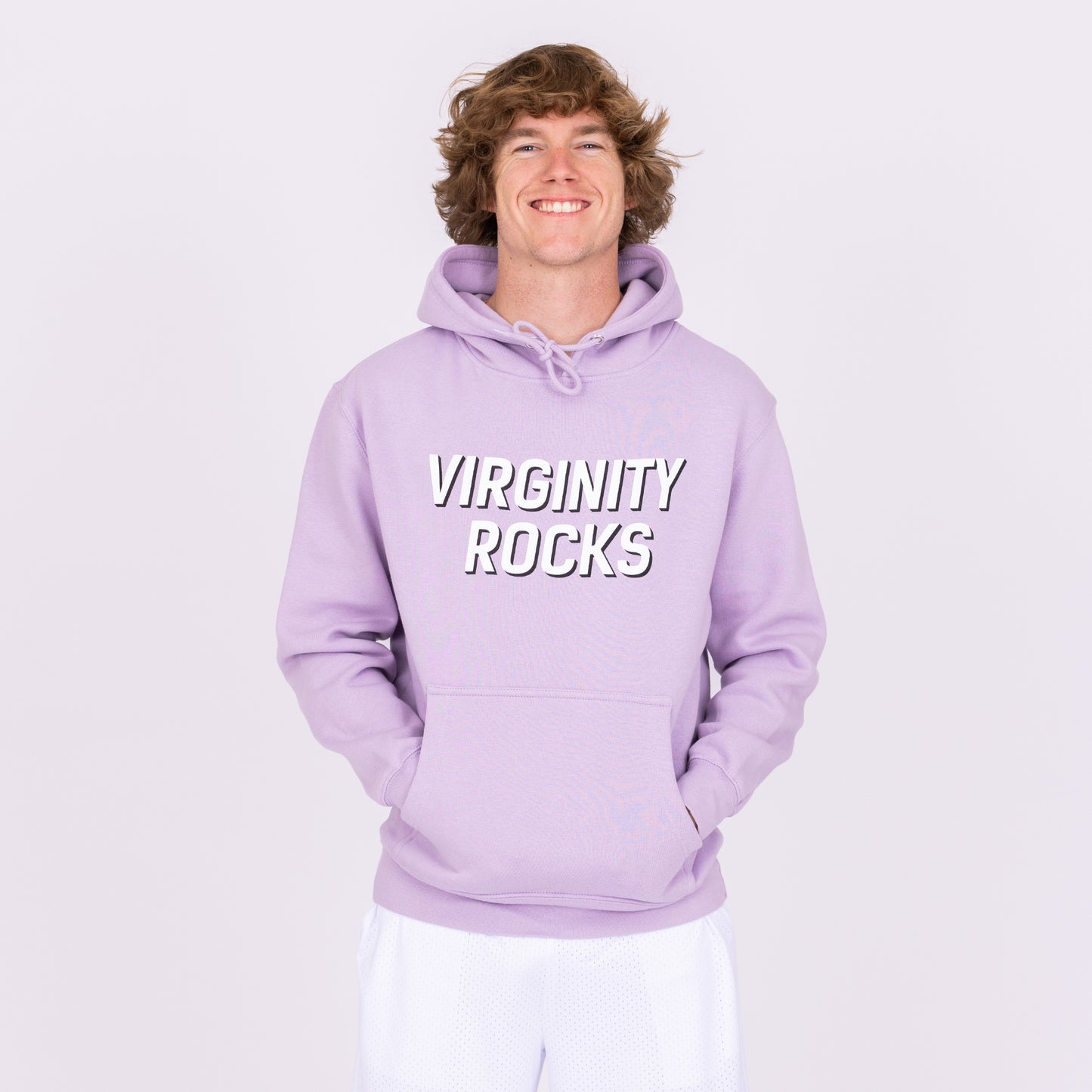 Virginity Rocks Lavender Hoodie