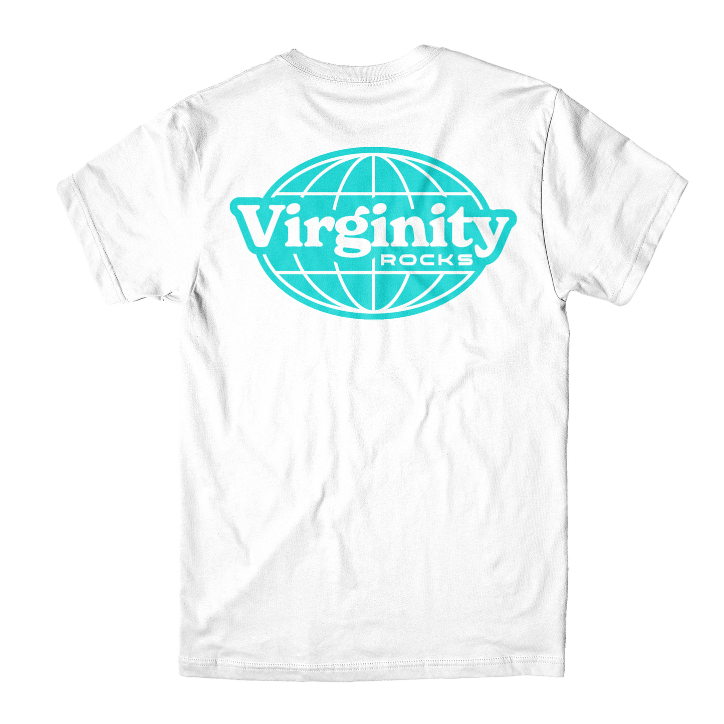Virginity Rocks World White Tee