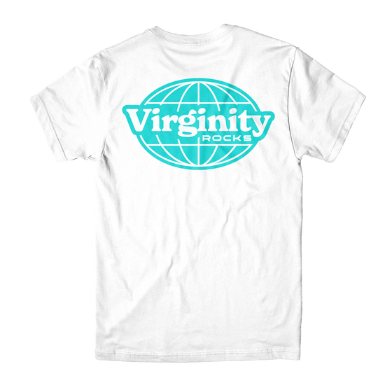 Virginity Rocks World White Tee